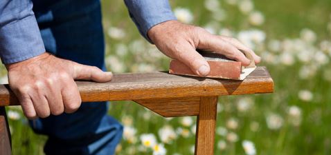 hout schuren